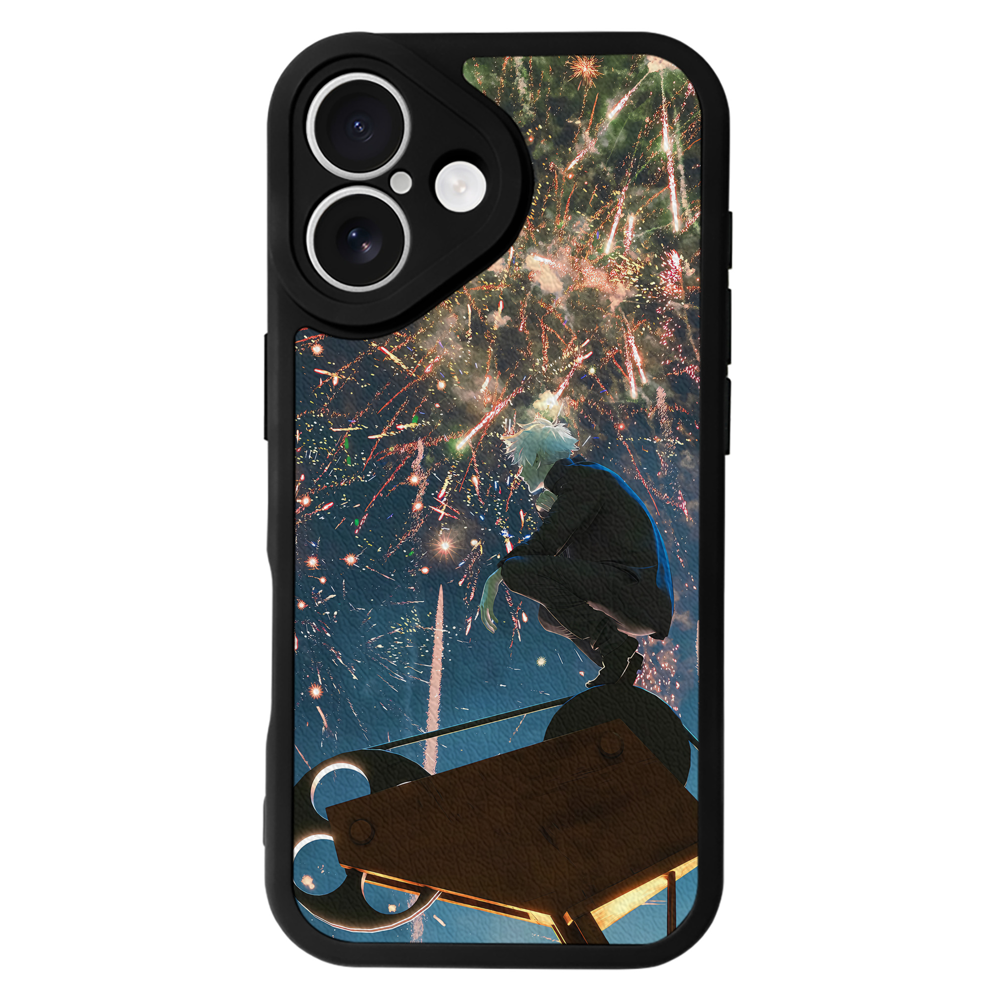 （画像用） 呪術廻戦 Jujutsu Kaisen 【iPhone 16シリーズ対応】シリコンスマホケース（レザー調） 材質：シリコン